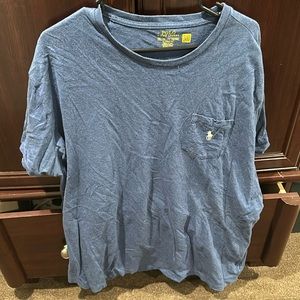 Blue short sleeve shirt